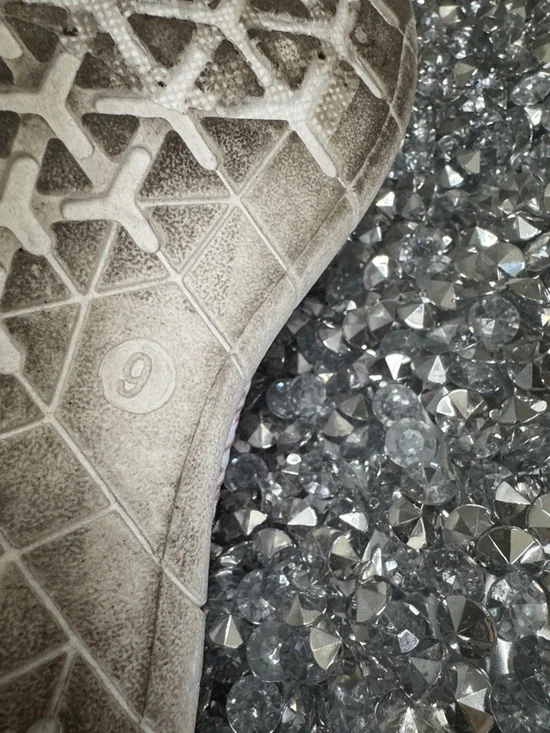 Women's Lightweight Knit Lace-Up Sneakers in Light Pink - Picture 11 of 12